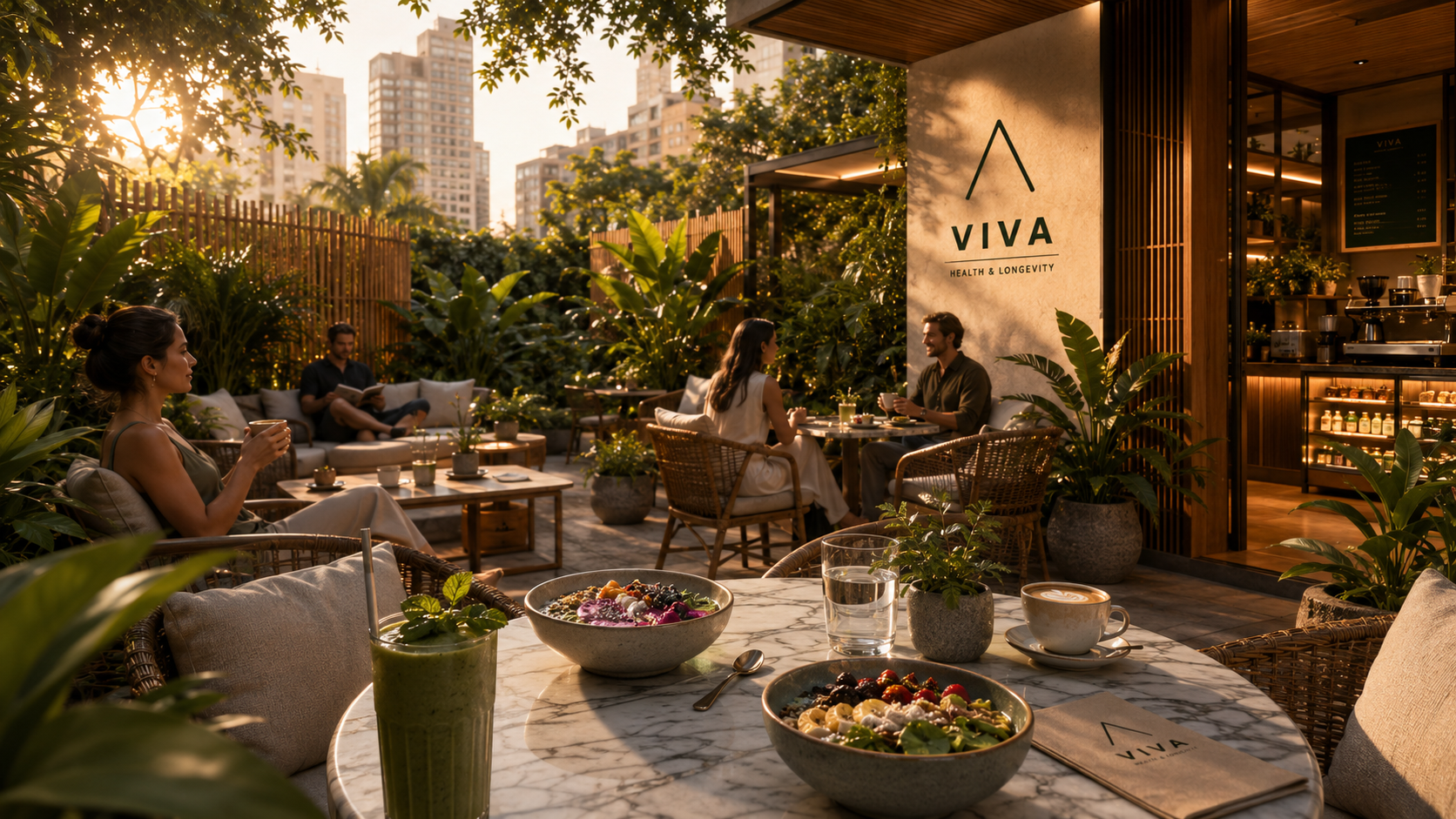 VIVA Health & Longevity terrace